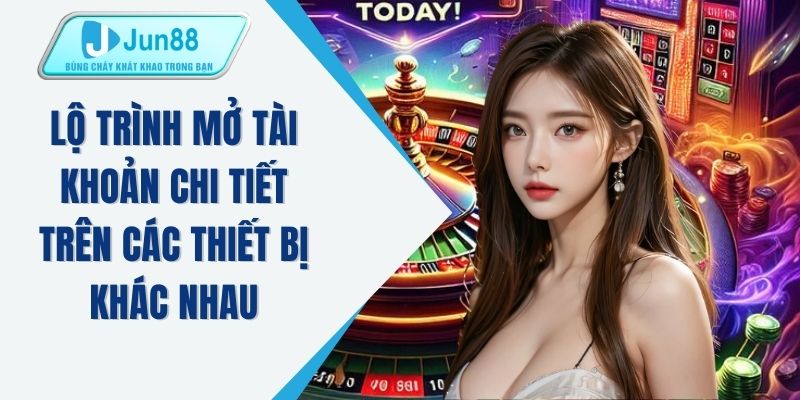 Lộ trình mở tài khoản chi tiết trên các thiết bị khác nhau 